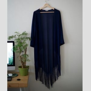 Boho Fringe Kimono